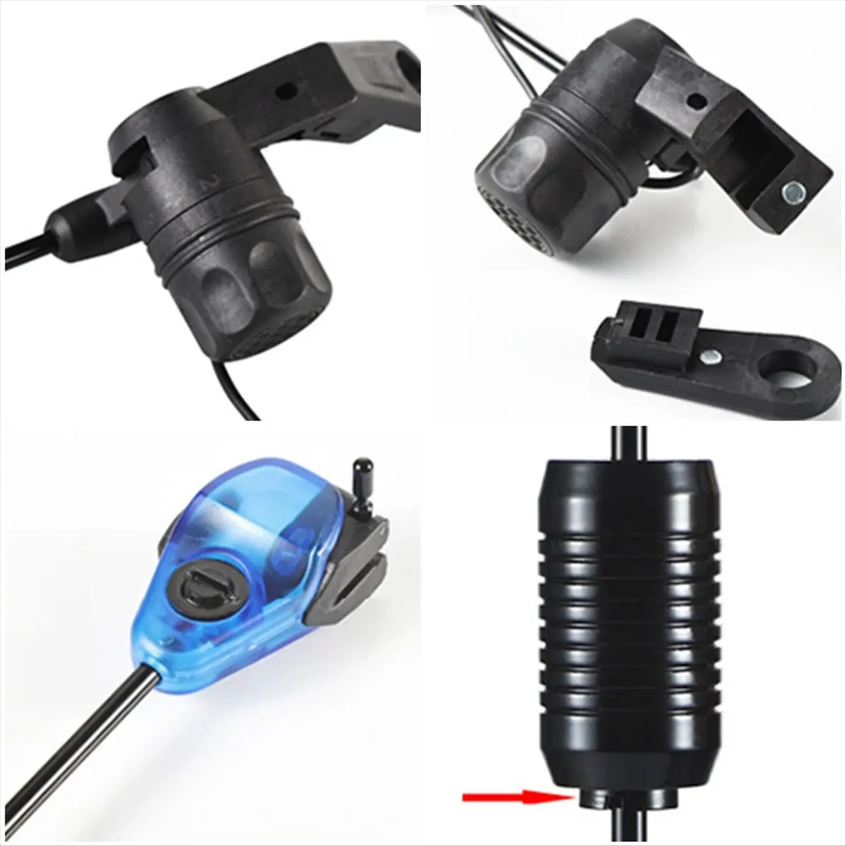 x07a-フィッシングスイング調整可能なバイトアラームインジケーター、クイックリリース付きフィッシングアラーム、バイトインジケーター、フィッシングアラームコンポーネントa