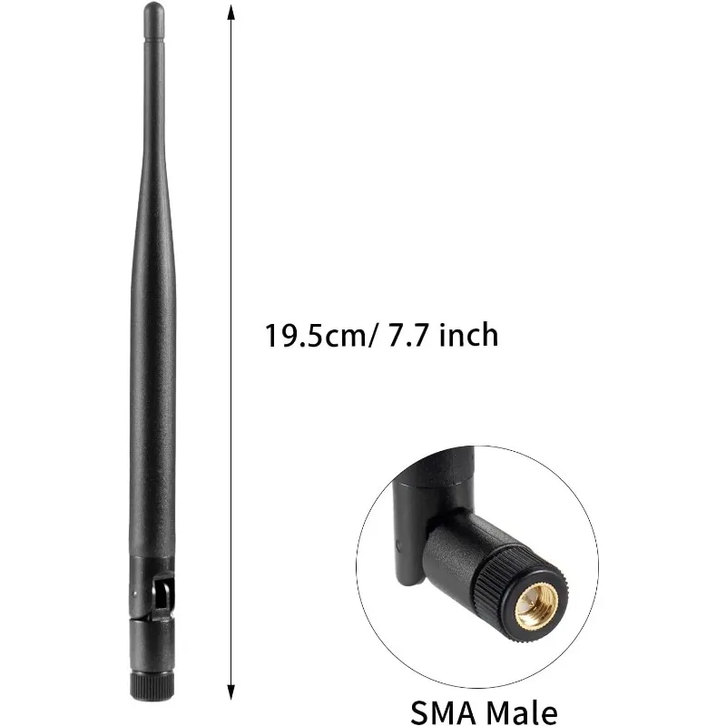 868MHz 915MHz LoRa Antenna with SMA Male Connector for Meshtastic LORA32 ESP32 LoRa OLED Board + 15cm IPEX Extension Cable