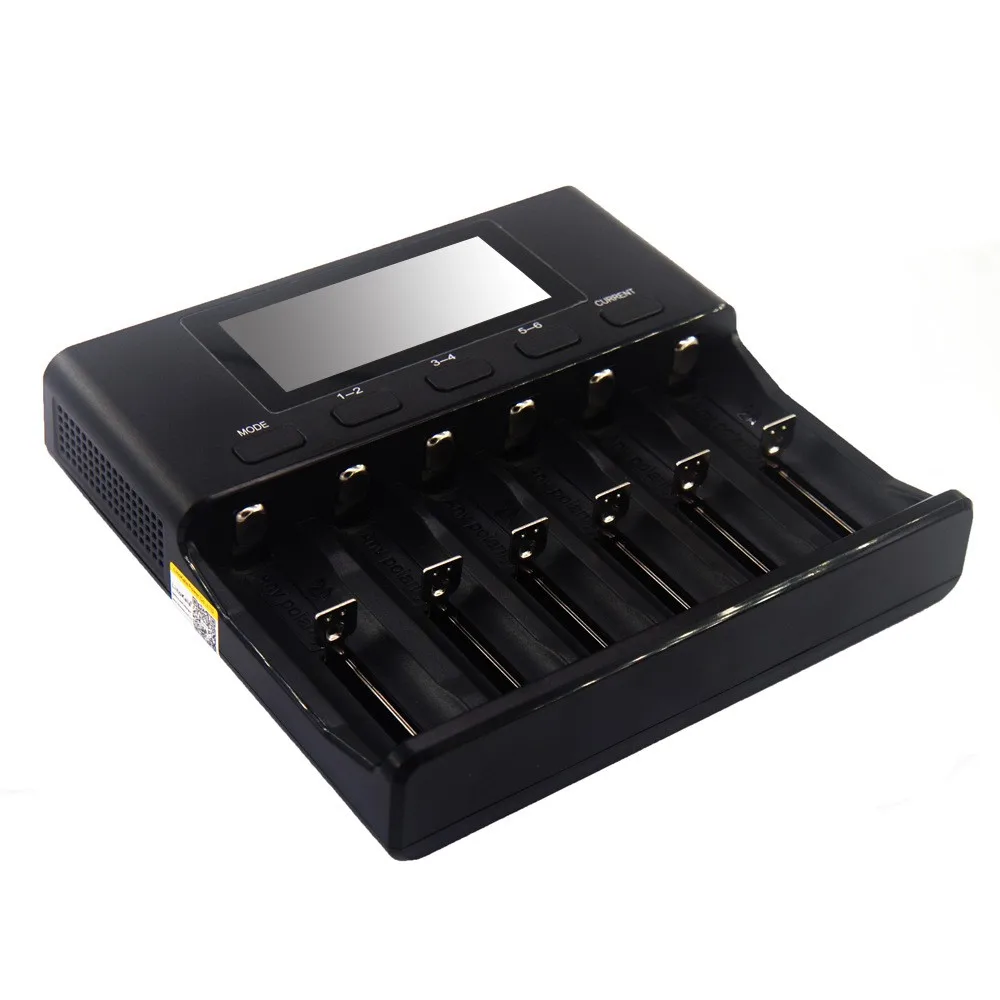 LiitoKala lii-S6 cargador de batería 18650 26650 21700 batería de litio NiMH