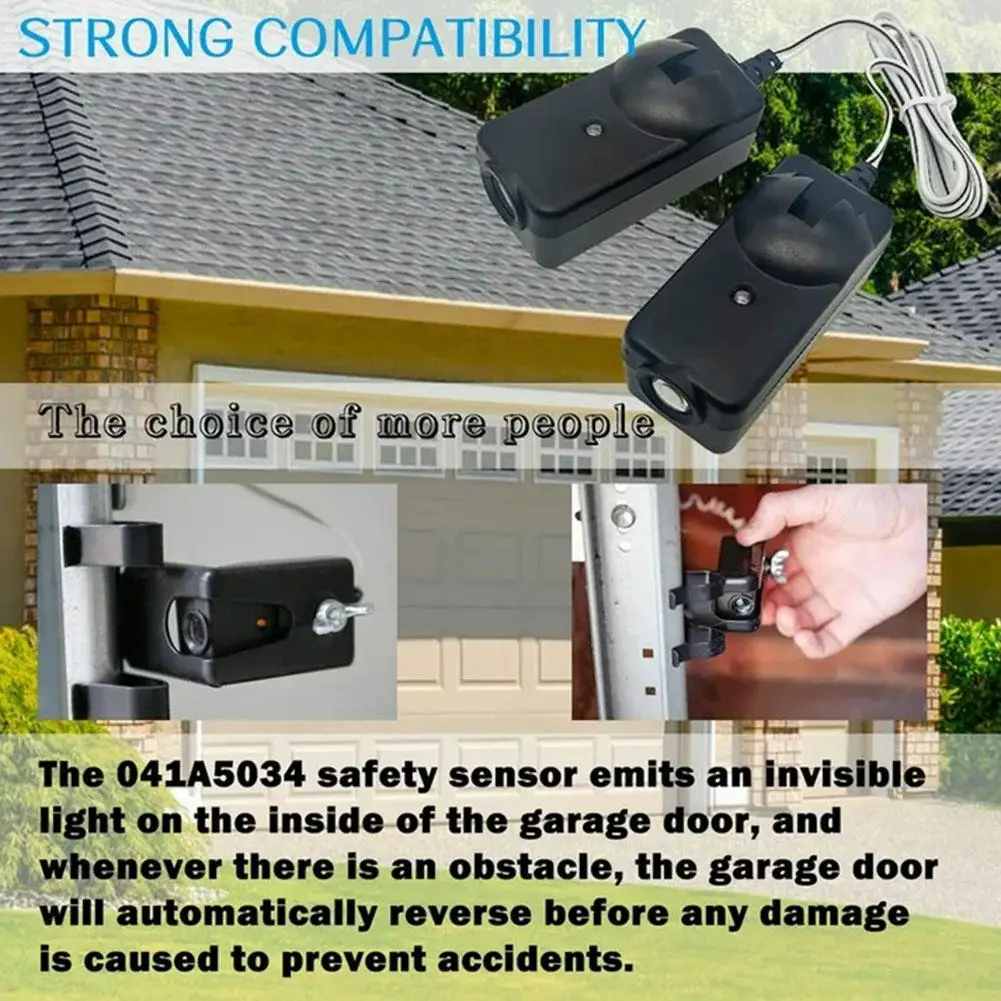 

41a5034 Garage Door Safety Sensor Kit Reliable Safety Sensor Beam For Garage Doors Easy Installation R0s5