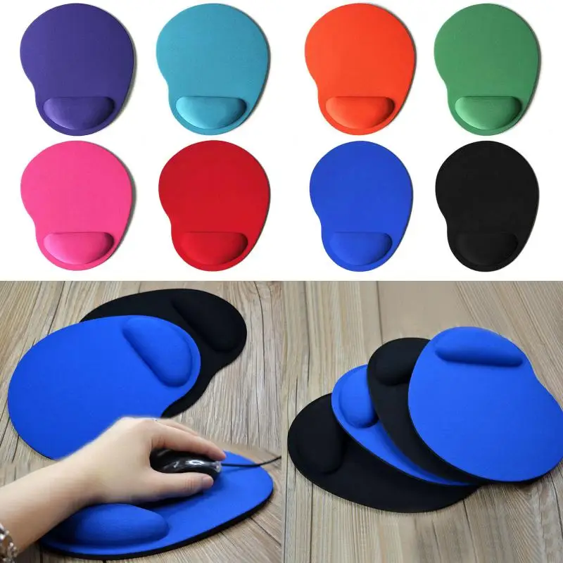 Ergonomic Wrist Rest Mouse Pad Comfortable Wrist Support Non Slip Mice Mat Soft Mousepad Wristband Mouse Pad For Office Computer view 6