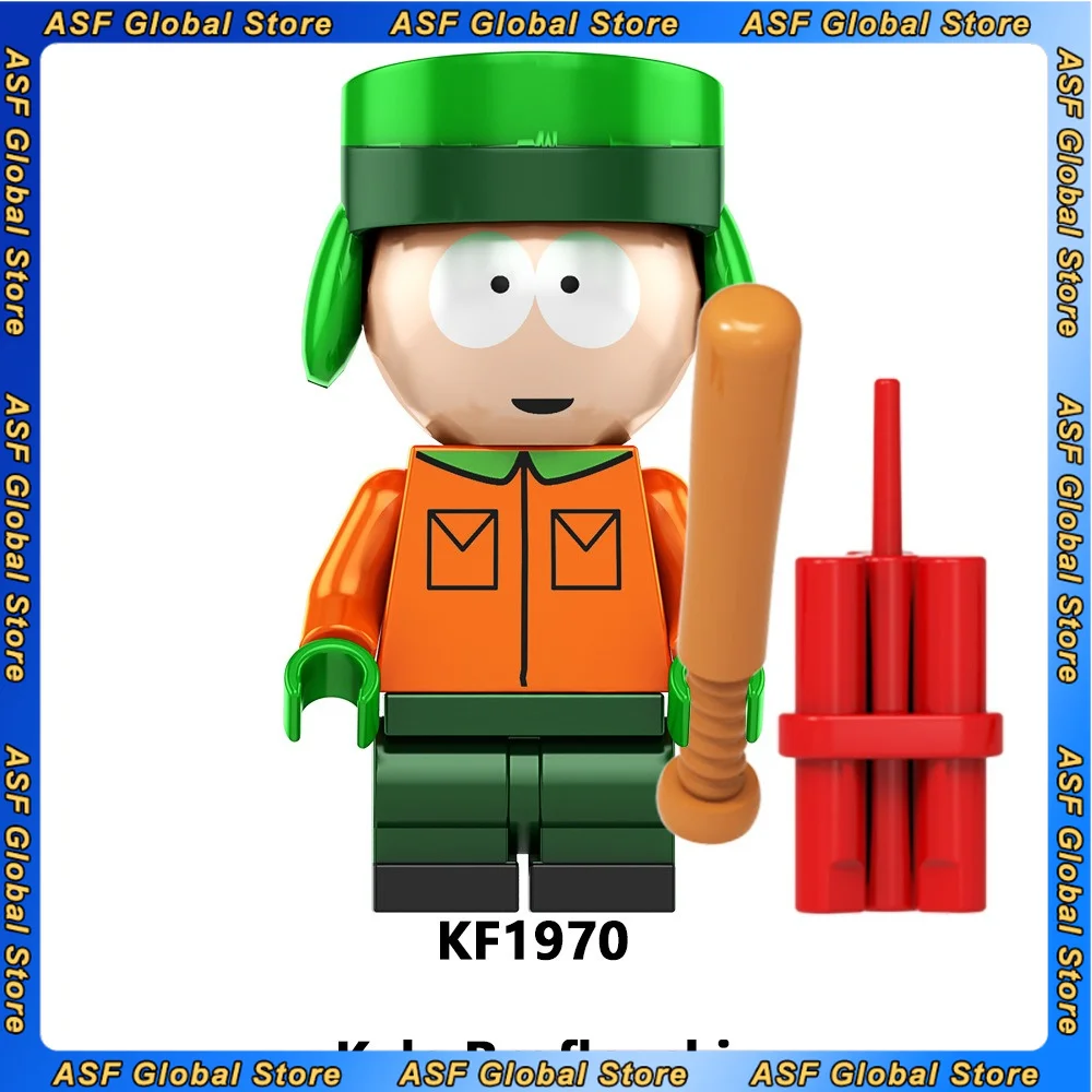 Park Anime Figure KF1968-1972 Wholesale Available Perimeter PVC Model Assembling Building Blocks Desktop Decorative Gift Toys