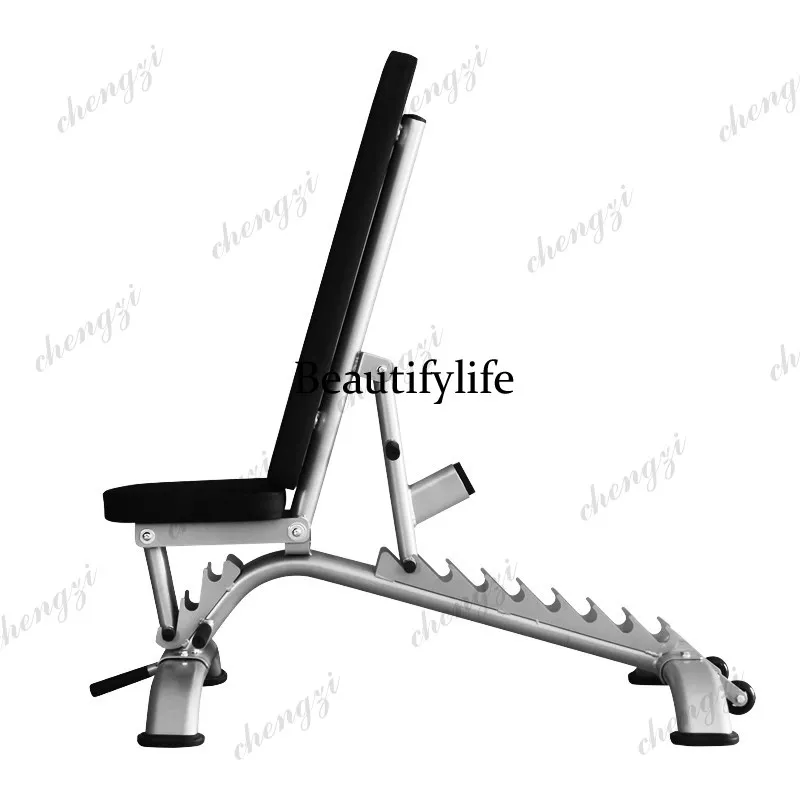 Professional Fitness Adjustable Dumbbell Stool Commercial Flying Bird Bench Stool Crunch Fitness Chair Multifunctional Home