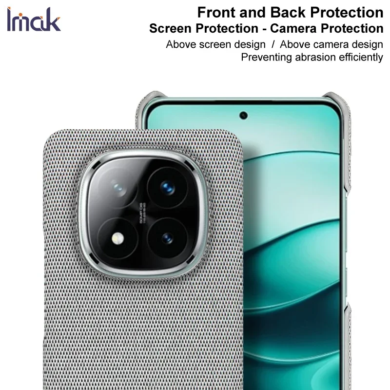 Redmi Note 14 Pro Case IMAK Ruiyi Series Fabric Cover for Xiaomi Redmi Note14 Pro+ Plus 5G