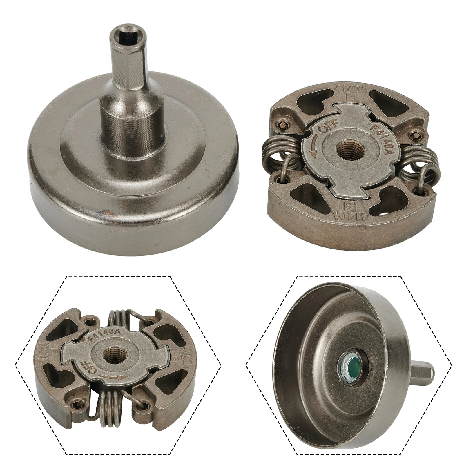 

Clutch and Drum Kit Compatible with For FS38 FS40 FS45 FS46 FS50 FS55 FS55R FS56 FS56R FS56RC FS70 FS70R Trimmer Brush Cutter