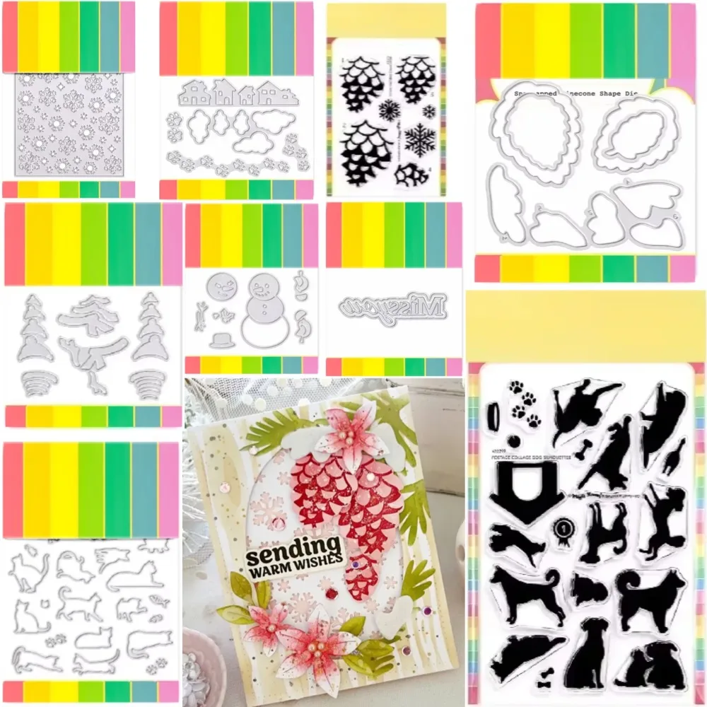 

Snowman Stamps New Cutting Dies For Scrapbook Diary Decoration Embossing Template Diy Greeting Card Handmade 2025