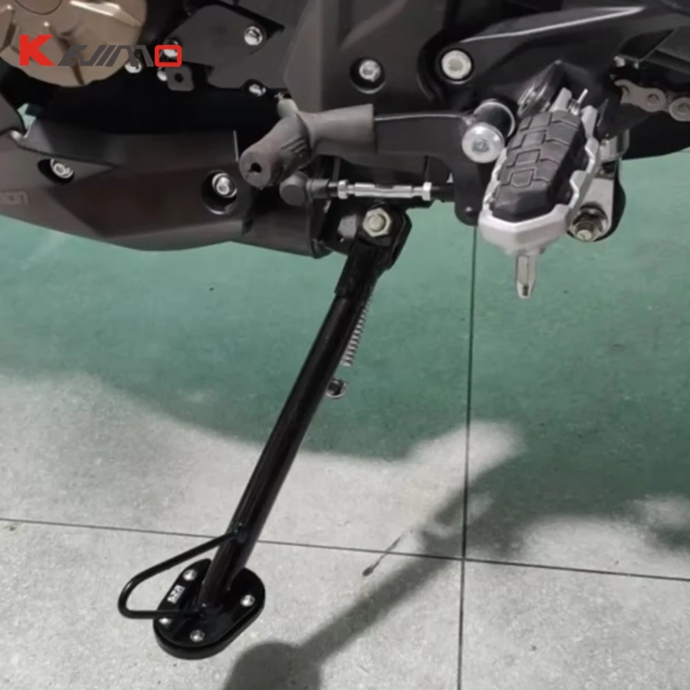 

For LONCIN VOGE 300R 300RR 300AC 300DS 250RR Motorcycle Kickstand Side Stand Extension Pad Plate Cover Foot Side Stand Enlarge