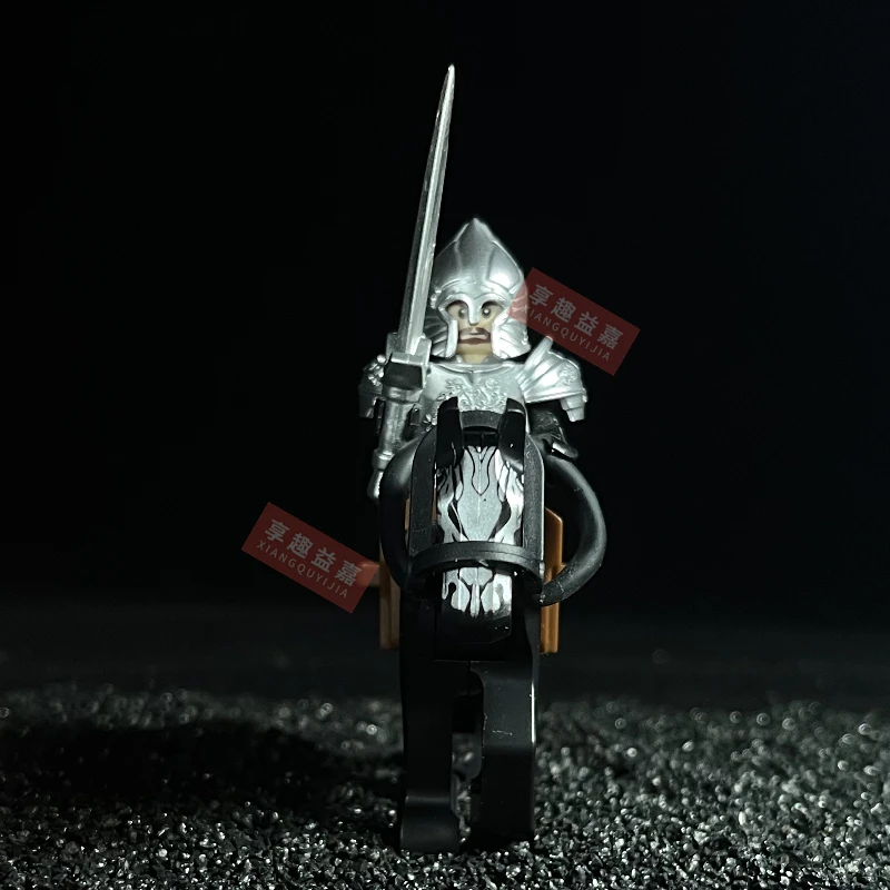 Medieval Gondor Cavalry Movie character DIY Building Blocks mini action toy figures Assemble Bricks Children toys Gifts