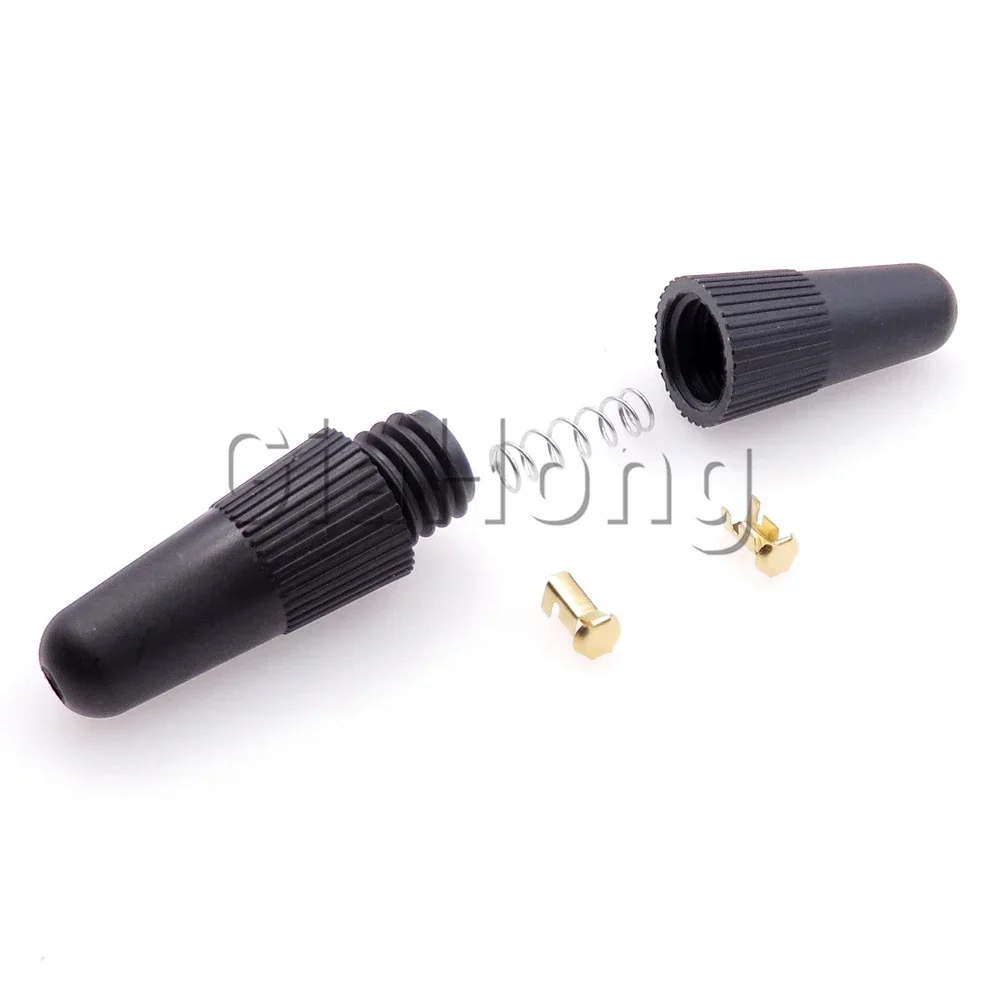 1 Set High AC Assembly Temperature Resistance Black Fuse Holder BX3017A Screw Type Glass Fuses Box With Spring and Terminal