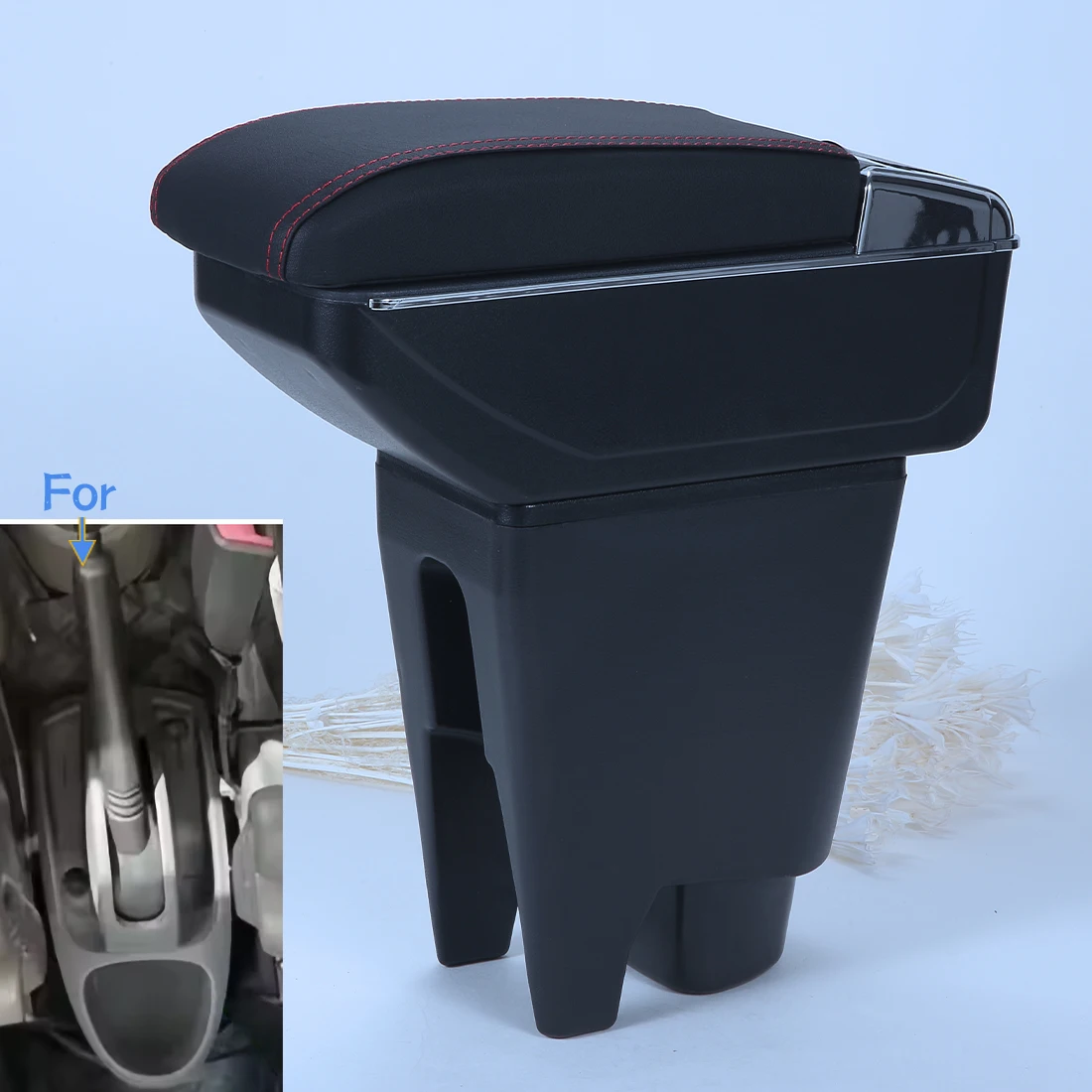 

Подлокотник для Citroen C1, для Peugeot 107, Toyota Aygo BJ. Аксессуары для автомобиля. Коробка-органайзер для салона. Простая установка.