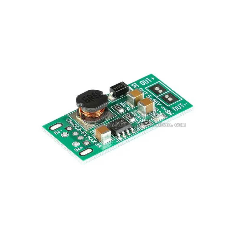 

Low Voltage and High Power Boost and Stabilizer Module 8W 5V~12V USB Pad to DC Version