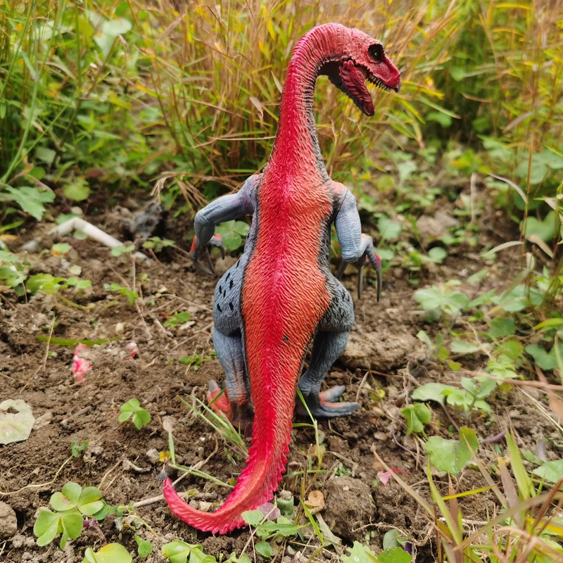 テリジノサウルス恐竜のおもちゃ 子供用 リアルな恐竜のおもちゃのフィギュアと恐竜の動物フィギュア 教育と楽しい誕生日プレゼント