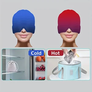 CAP Ice Cold Head, schwarz und rosa Kopf Gesichtsmaske, Kopfmassage, Schlaf -Eye -Gel, Gesundheitsinstrument 10 Haupttools -Umschlägeverkäufe - №5