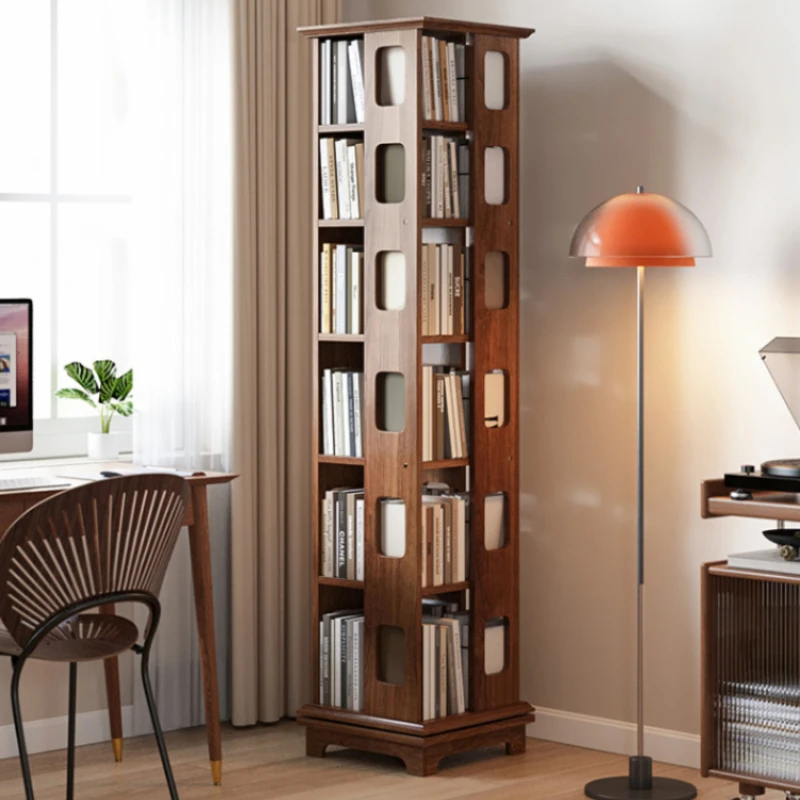 Wooden Storage Library Cabinet Cube Organizer Bookcase Book Shelf Aesthetic BedRoom Furniture Home Estanteria Read Wood Living