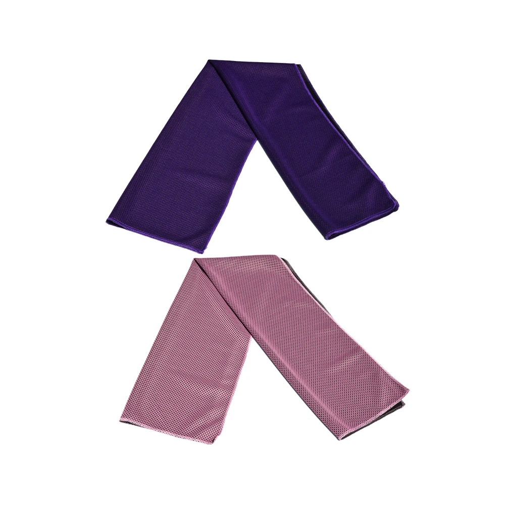 

2 Pcs Cool Towel Cooling Towels for Neck Gym Quick Dry Travel Hiking Compact Drying Camping Sweat Big Backpack