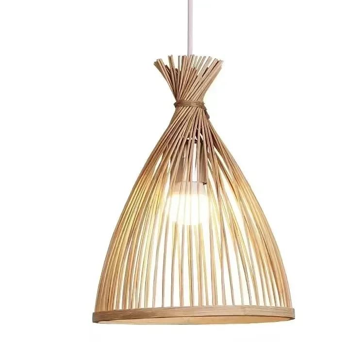 

New Chandelier Bamboo Tea Room Zen Creative Personality Simple Japanese Style B&B Hotel Living Room Restaurant Bamboo Chandelier