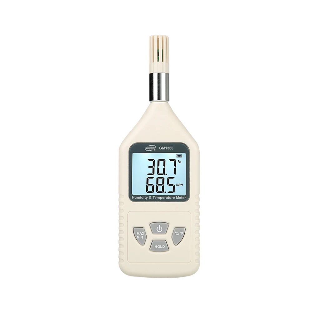 

High Precision LCD Digital Temperature Humidity Meter Handheld Hygrometer -10 to 50C