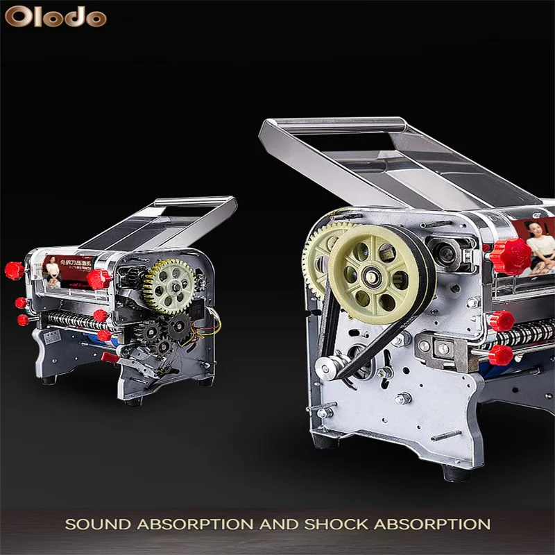 Máquina elétrica do fabricante do macarrão do aço inoxidável, tabela automática home da imprensa, máquina do bolinho do macarrão, amassando os fabricantes de massas, 750W