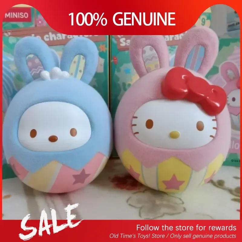 Echte neue Kuromi Kitty Charaktere Kaninchen Spaß Ei Serie Blind Box süße Kuromi Kitty trendige Spielzeug Desktop Ornamen Geburtstagsgeschenk