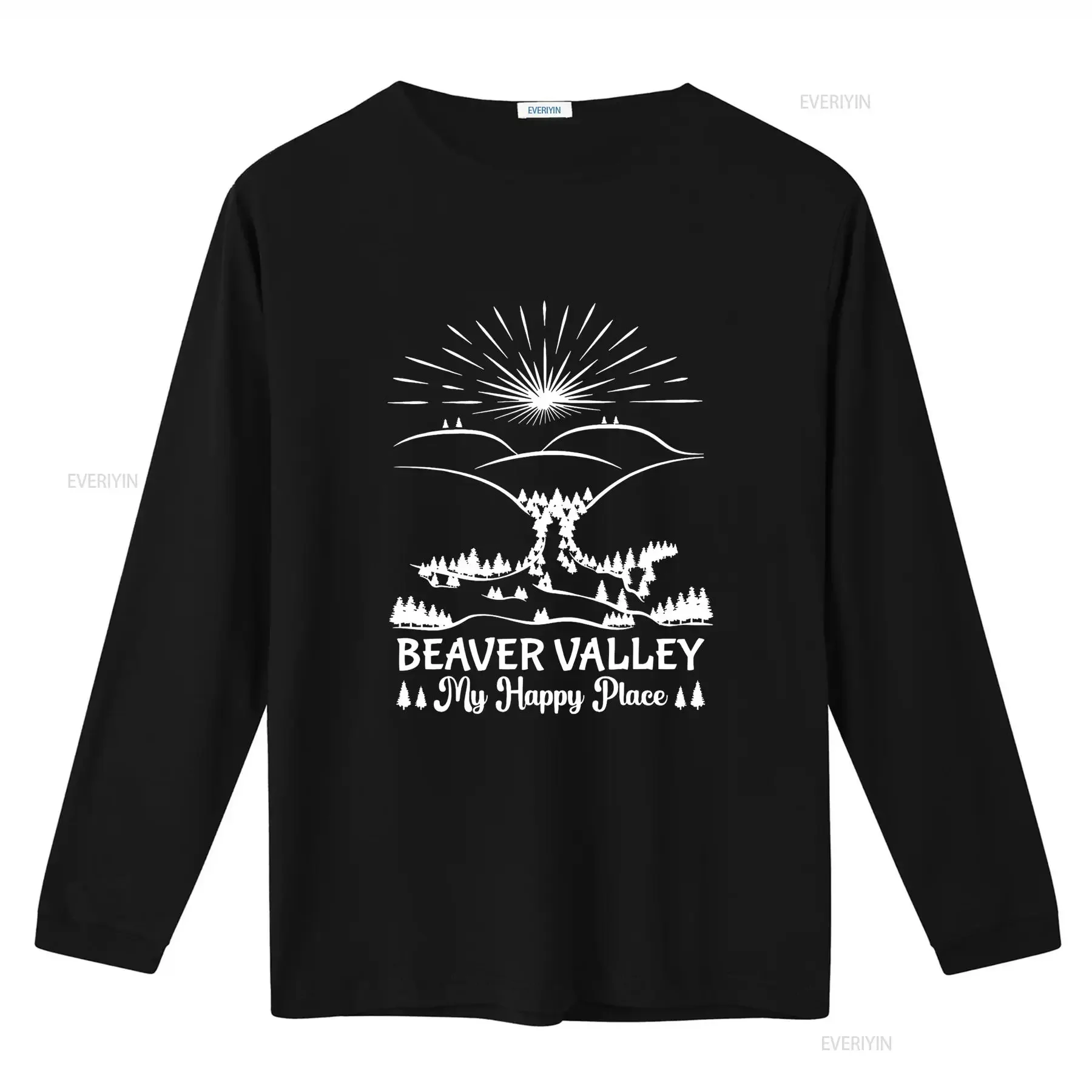 بلدي سعيد مكان مضحك سمور فالي تي شيرت خمر غسلها أوم تنفس امتدت مصمم الملابس أنيق قليلا الموضة #3