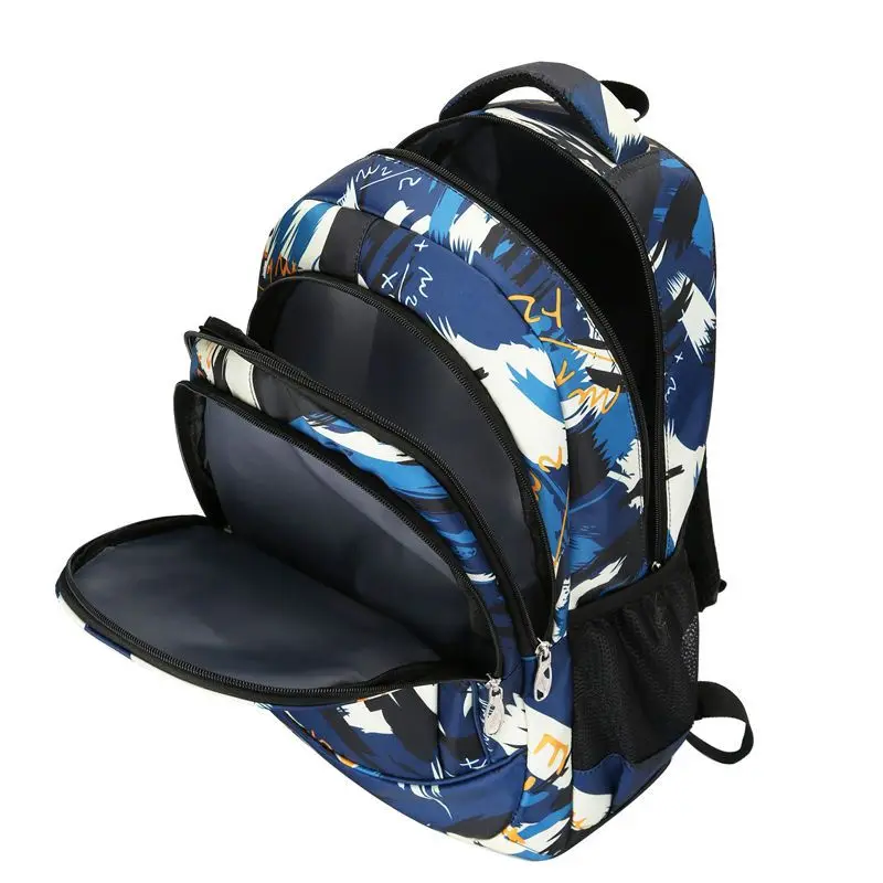 Large Capacity Man backpack Travel Bags School Camo backpacks for Teens Fashion Scool bags Boys Orthopedic Backpacks