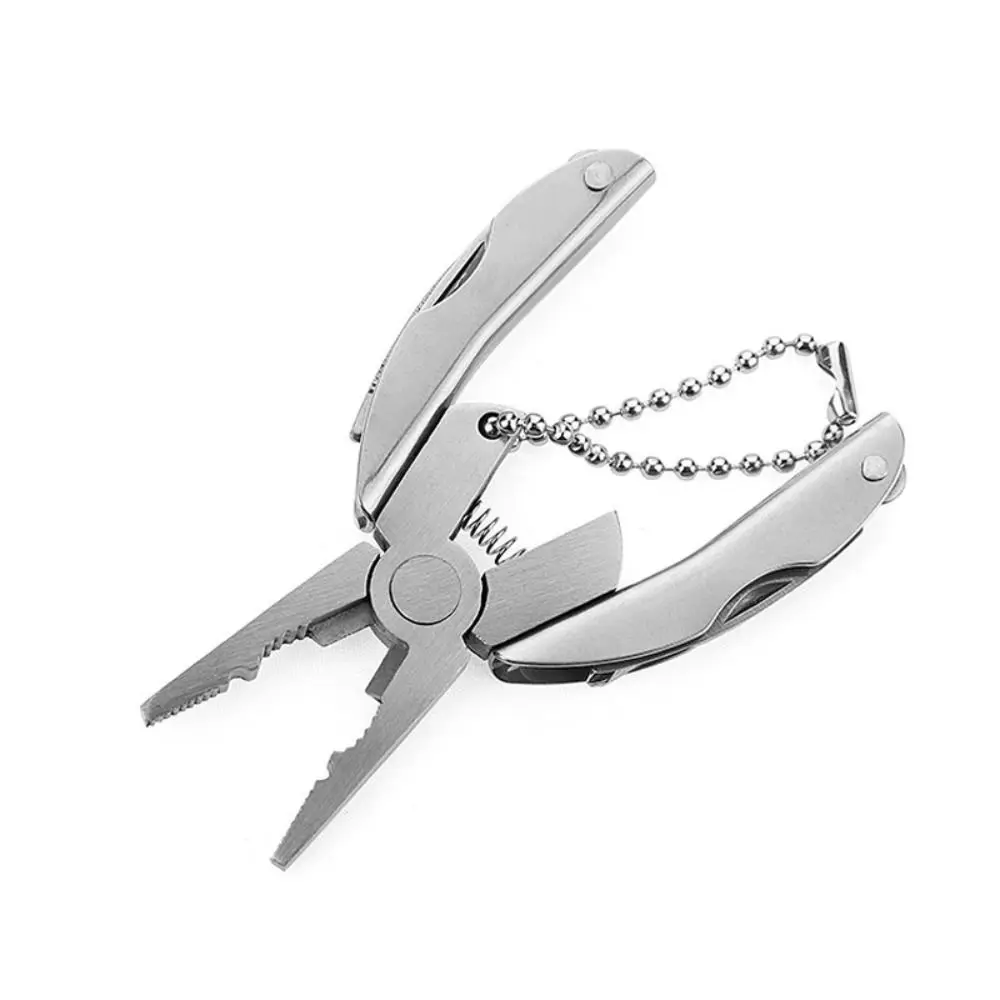 

Hand Tool Min Nail File Vise Outdoor Pliers Wire cutter Crosshead Screwdriver Folding Plier Foldable Pliers Keychain Plier