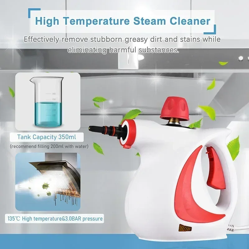 Handheld High Temperature Disinfection Steam Cleaners Air-conditioning Kitchen Range Hood Steam Cleaning Machine Cleaning Tools