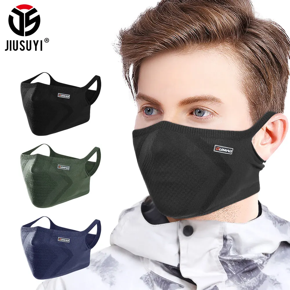 Winter Breathable Bandana Hanging Ear Thin Face Cover Mask Outdoor Sports Running Hiking Ski Windproof Soft Scarf Men Women