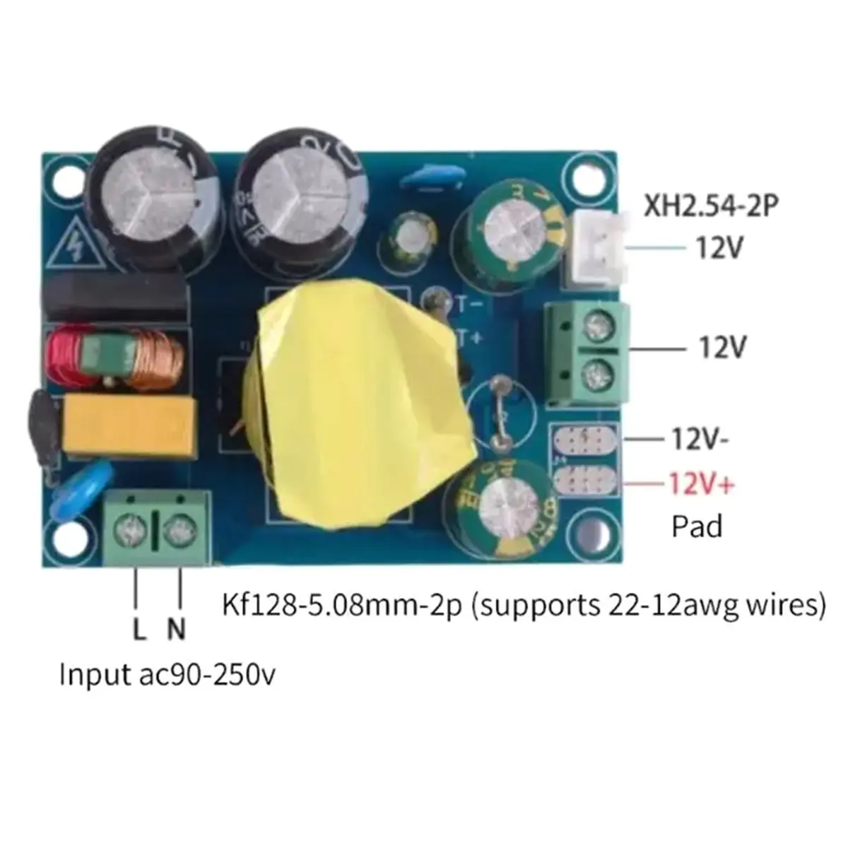 a20z-f62c-産業用-220v-から-12v-33a-絶縁スイッチング電源モジュール電源モジュール安定化アクセサリ