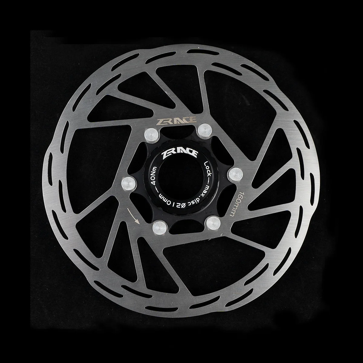 ZRACE Center Lock Bremsscheibe mit Starker Wärmeableitung, Schwimmende Bremsscheibe 140mm 160mm 180mm für MTB / Rennrad-Scheibenbremsen – Detail 6