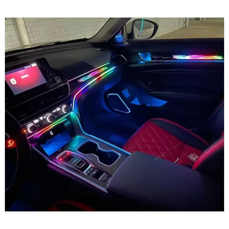 Car lighting system 2018-2022 Hondo Accord Multicolor APP control Chasing Ambient Lighting Kit