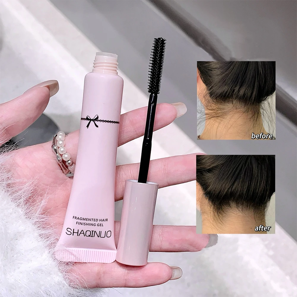 15g Broken Hair Wax Stick Hair Styling Gel Cream Big Brush Fixed Shaping Refreshing Not Greasy Hair Finishing Cream Mascara