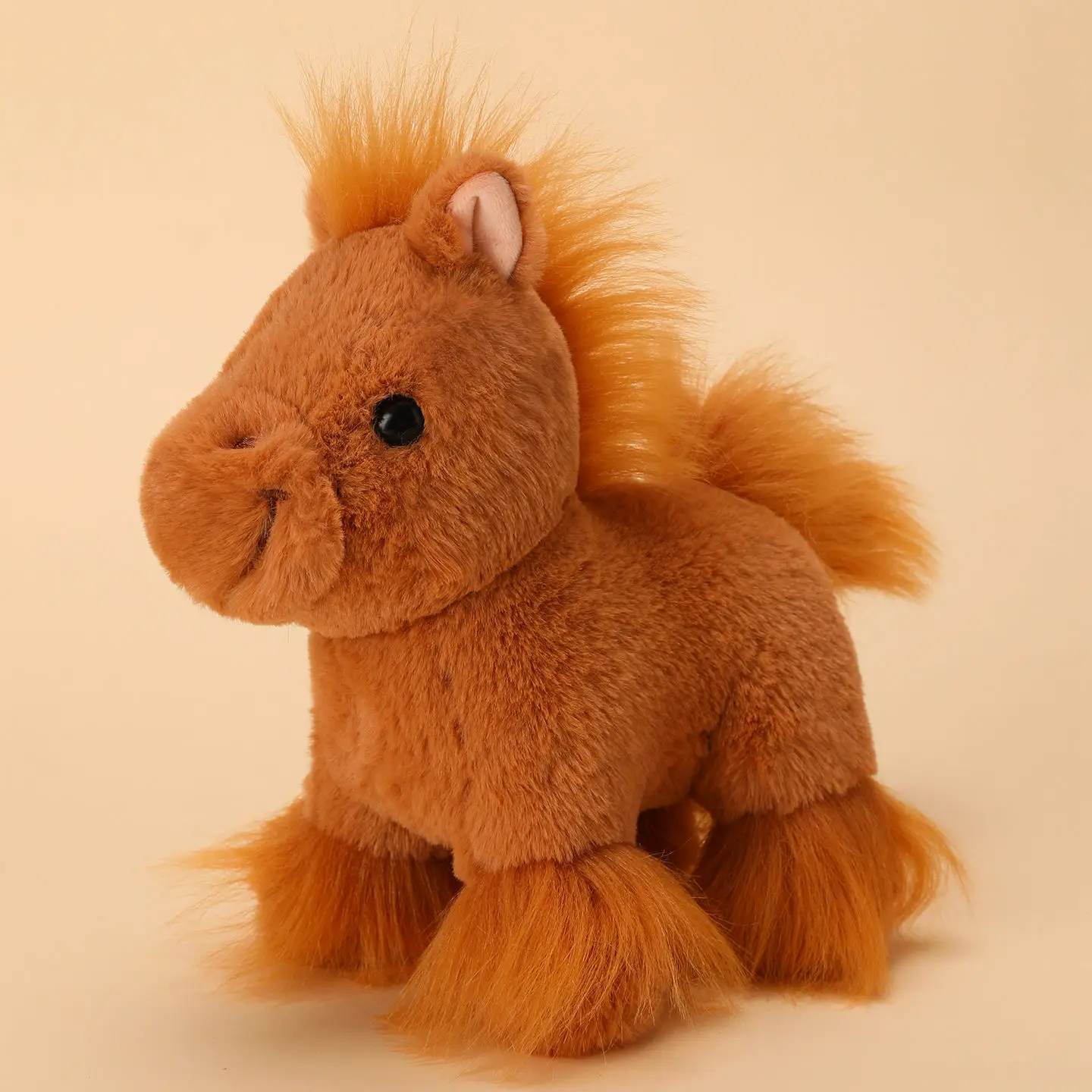 Cartoon Horse Plush Stuffed Toys Kawaii Horse Dolls Pillows Window Decorations Birthday Gift For Kids Friends