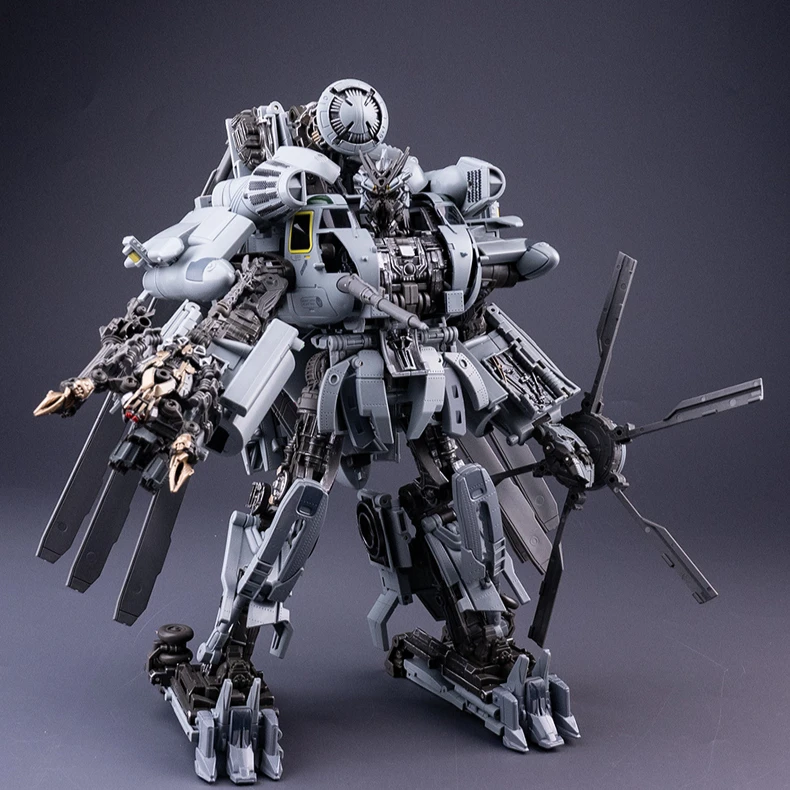 Transformation Toys Alloy Blackout Vertigo Helicopter Robot Model Anime Figure Doll Collection Gift Action Figures Deformation