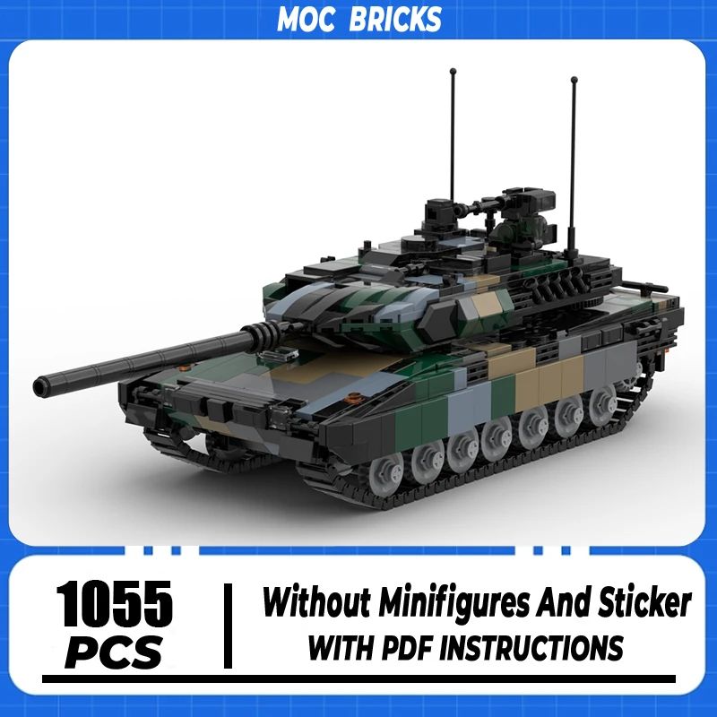 Armed Vehicles Moc Building Blocks CarThird Generation Tank Model Series Set Technology Bricks DIY Toys For Kids Children Gifts