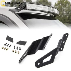 Upper Roof Windshield 54'' Curved Work Led Light Bar Mounting Bracket Holder For Chevrolet Silverado GMC Sierra 1999-2006