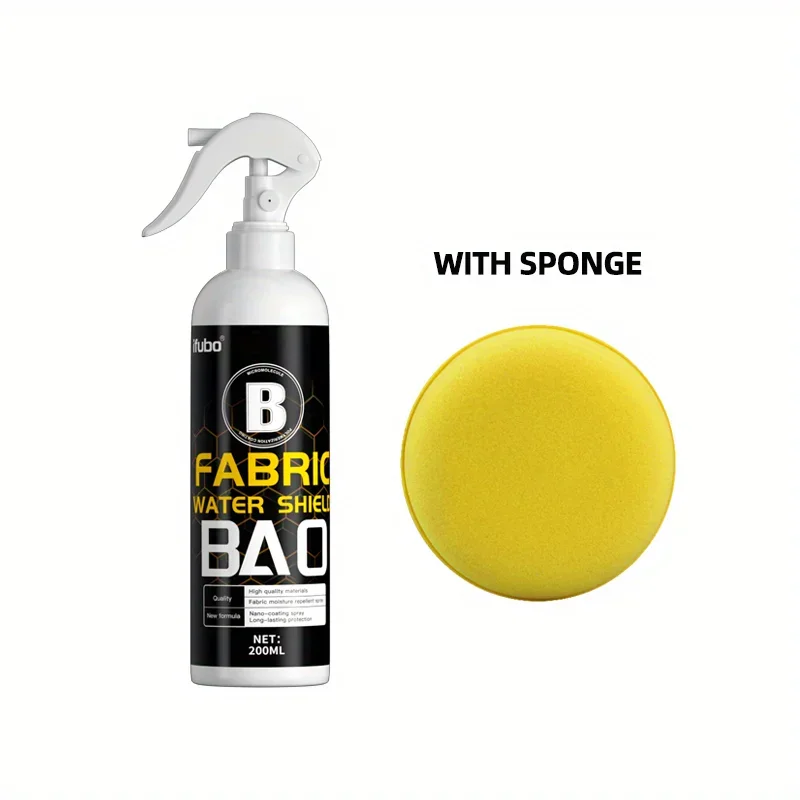 NEW Fabric Shield Spray - Waterproof & Stain-Resistant, Nano Technology for Long-Lasting Protection of Clothing and Home Decor
