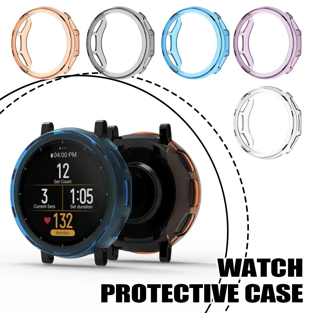 Funda protectora para reloj Amazfit Active Max, Protector de pantalla para Amazfit Active 3, cubierta de marco protector Premium