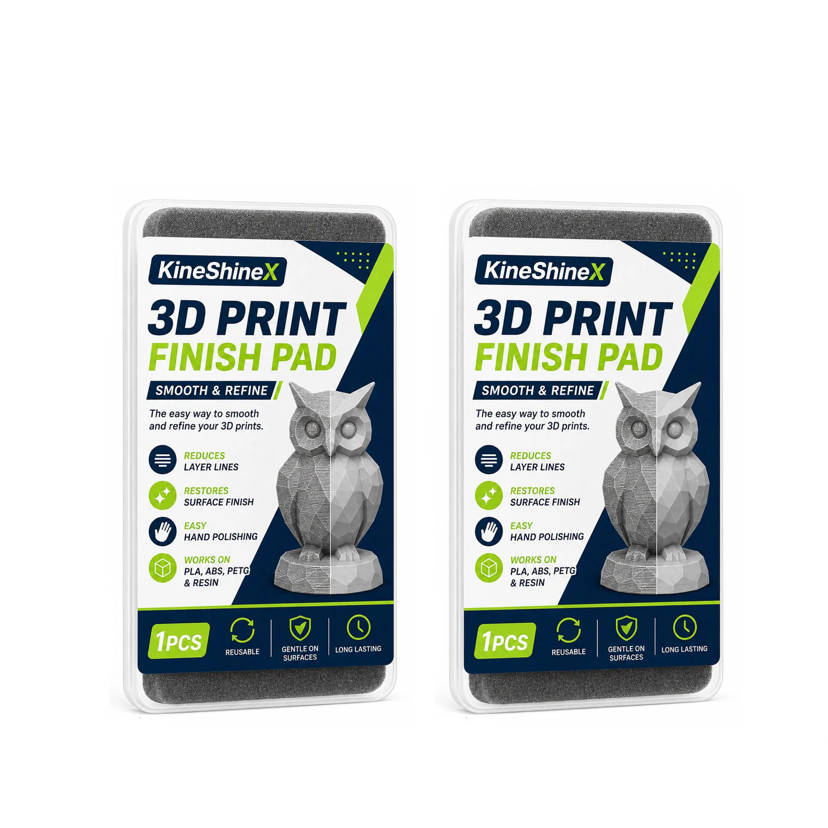3D-Druck-Finish-Pad, wiederverwendbarer Polierschwamm für PLA-, ABS-, PETG-Harzmodelle, Werkzeug zur Oberflächenglättung für Schichtlinien und Propeller. – Detail 8