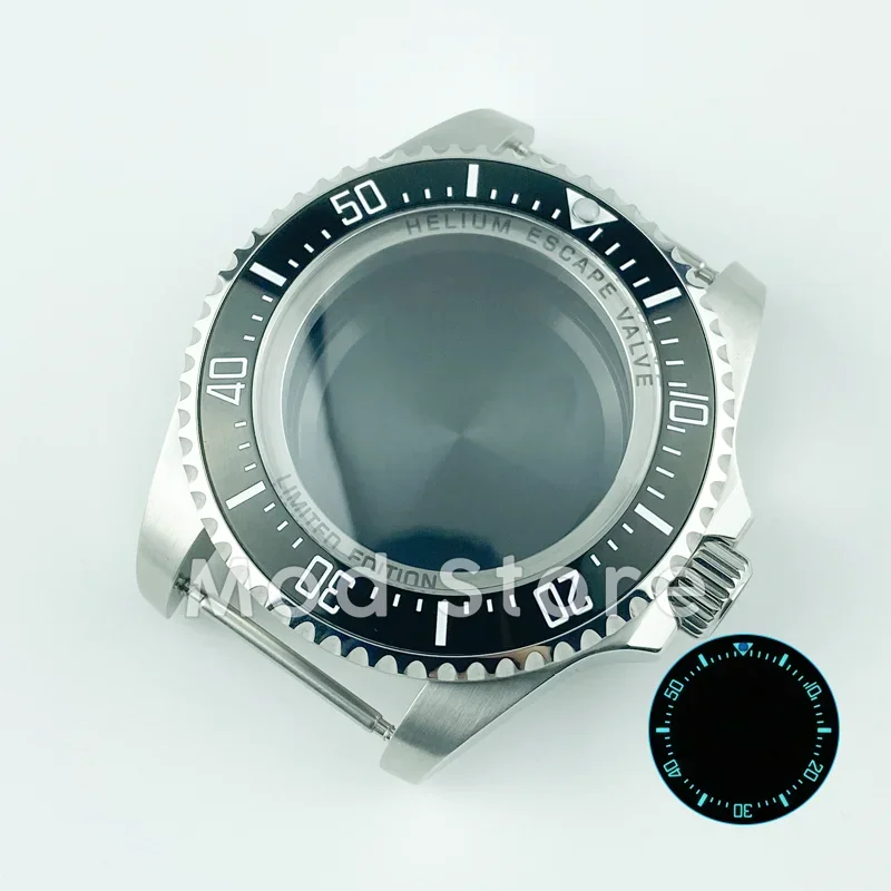 43.5mm 500m 50Bar WR DEEP SEA Homage Big Watch Case for ETA2824 NH35A Movement with BGW9 Lume Bezel Insert