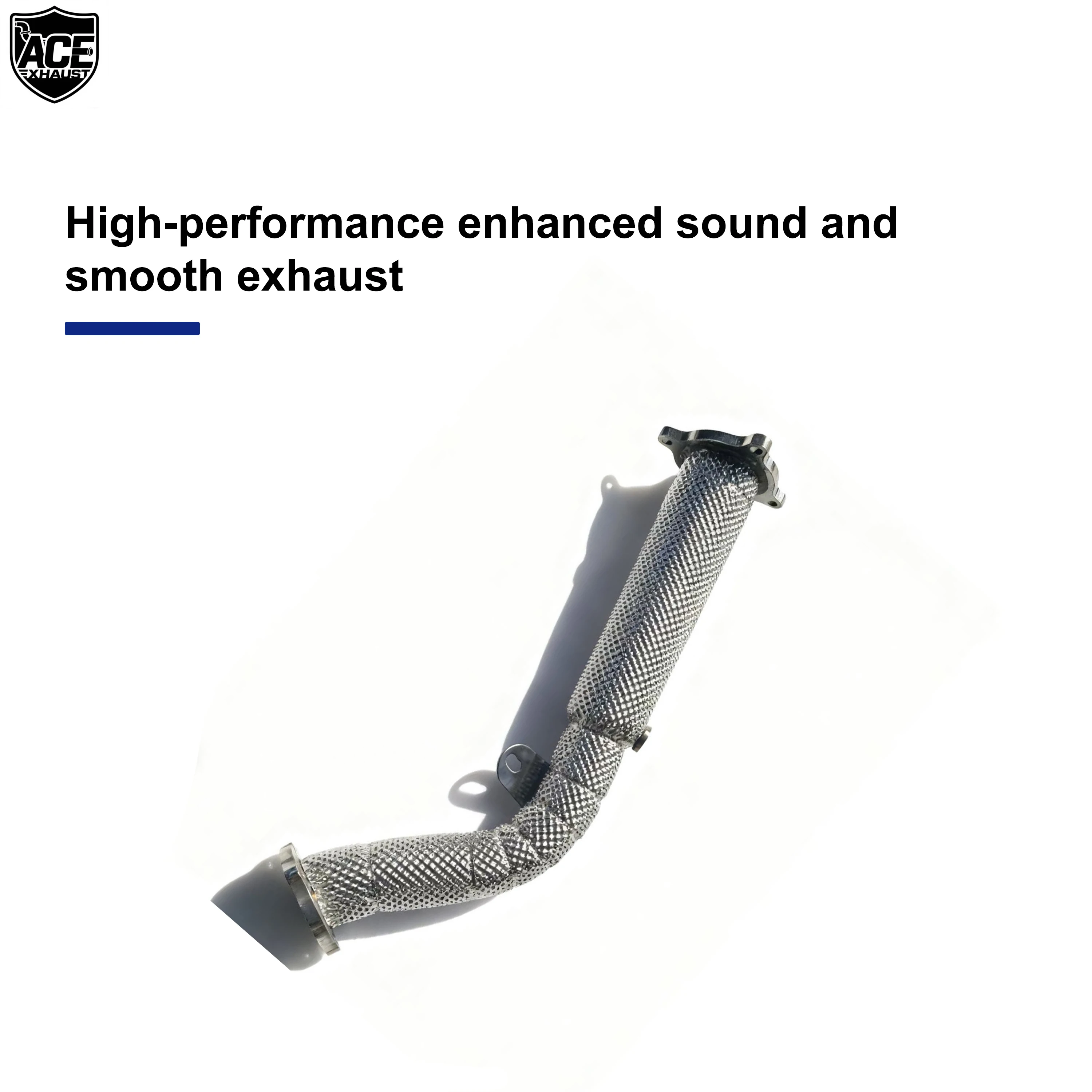 ACE Hochwertiges Auspuffrohr für Audi A4 A5 Q5 B8 2.0T Auspuff-Downpipe mit Katalysator SUS304 Auspuffkrümmer – Detail 8