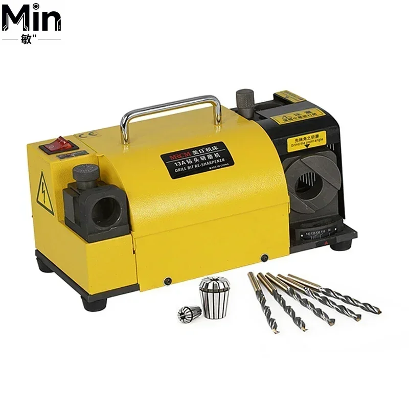 MR-13 Drill & End Mill Grinder 3-13mm HSS Sharpener with 1pc CBN Grinding Wheel Portable