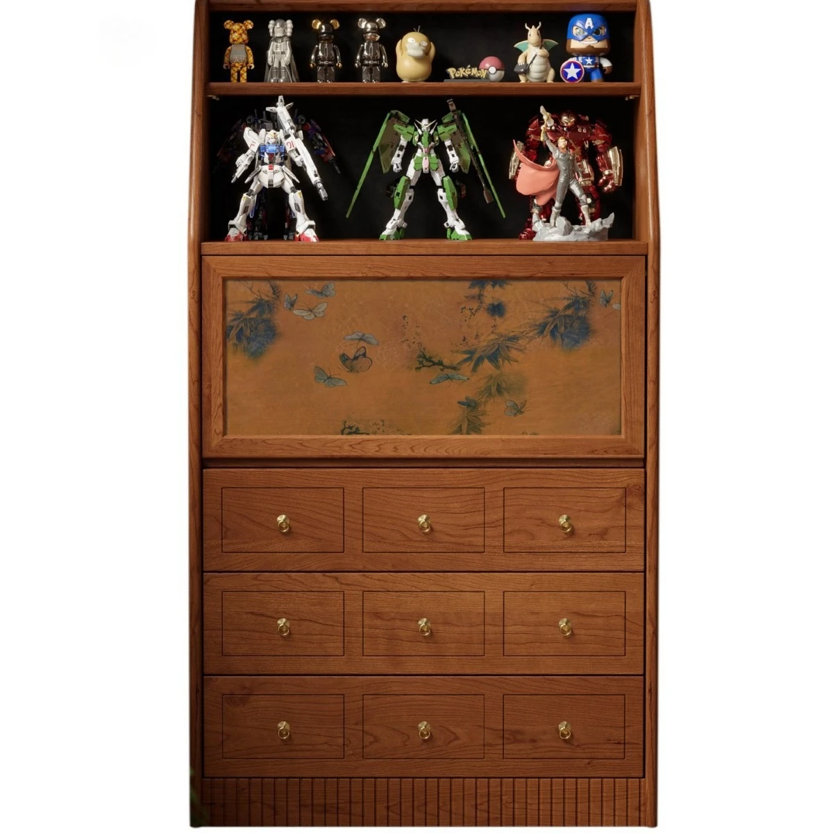 

Cabinet medieval style dining side cabinet multi-functional storage storage cabinet French township