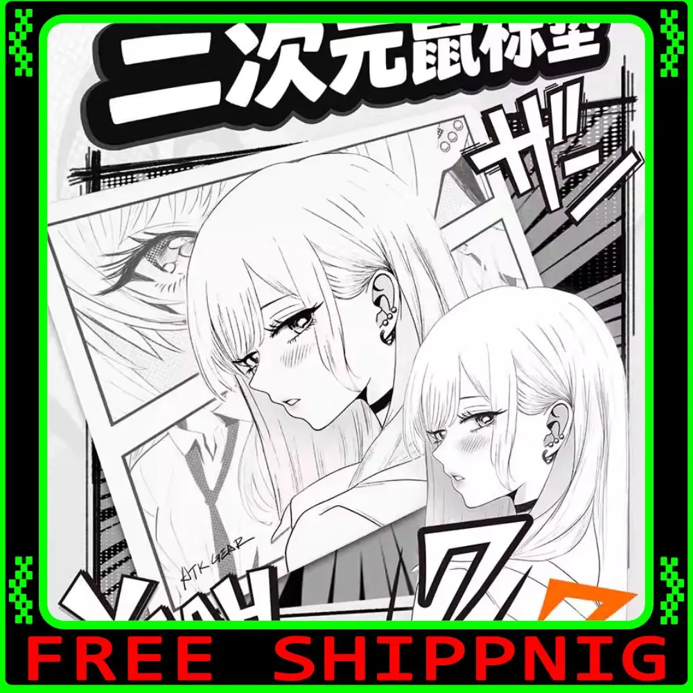 

ATK Nana Mid Smooth Mousepad ATK Dream Neutral Balance Mouse Pad 490x420x4mm SOFT FPS Mousepads PC Gamers Custom Office Gift