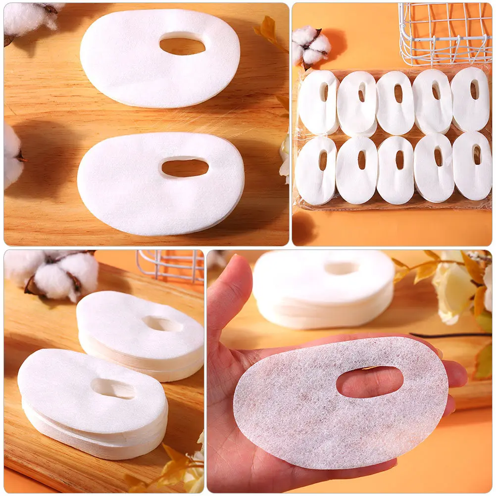 1000 قطعة من أقنعة العين الجافة الورقية المحمولة للعناية بالعين، أوراق عناية بالبشرة تدوم طويلاً للاستخدام مرة واحدة، هدية مثالية للسفر