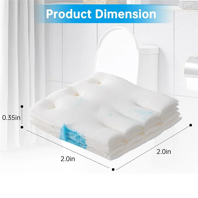 ABGR-스크러빙 버블 변기솔용 24팩 흡수성 리필, 일회용 세정 리필 패드