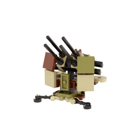 MOC WW2 Military Tank Building Block Car Vehicals Soldiers Armored Weapon Germany Army Gun Accessory Bricks Toys Gifts