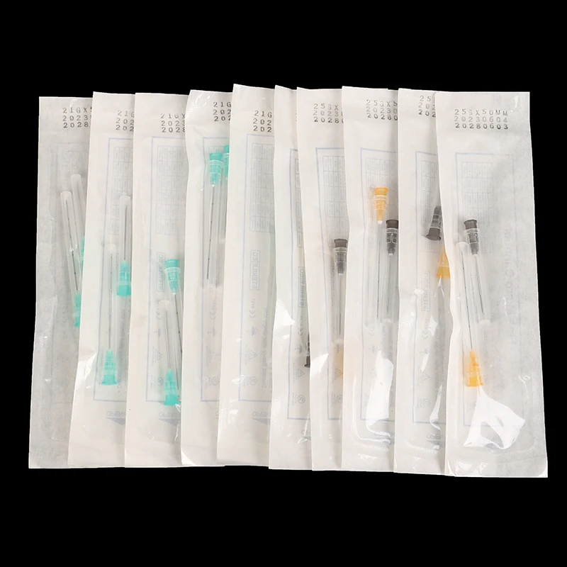 10 PCS Fine Micro Cannula 18G 20G 21G 22G 23G 25G 27G 30G Blunt Cannulas For Dermal Filler