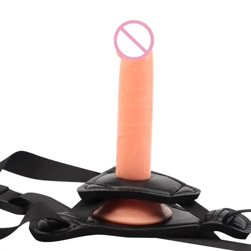 Realistic Strapon Dildo with Suction Cup Wearable Penis Belt Strap-On Harness Panties for Women Anal Sex Toys for Lesbian Gay - view 3