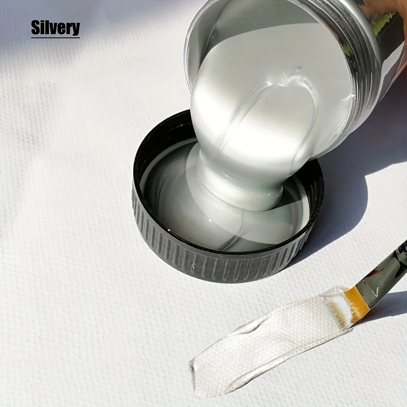 50/100ml Vernice Oro Vernice Acrilica Metallica, Impermeabile Non Sbiadito Per Il Colorazione Statuaria FAI DA TE Vestiti A Mano Dipinti Graffiti Pigmenti